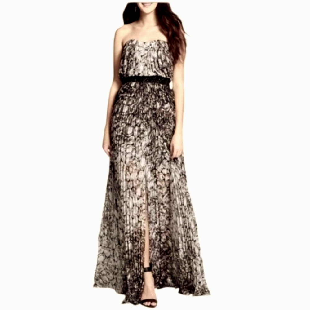 JS boutique Maxi Strapless dress